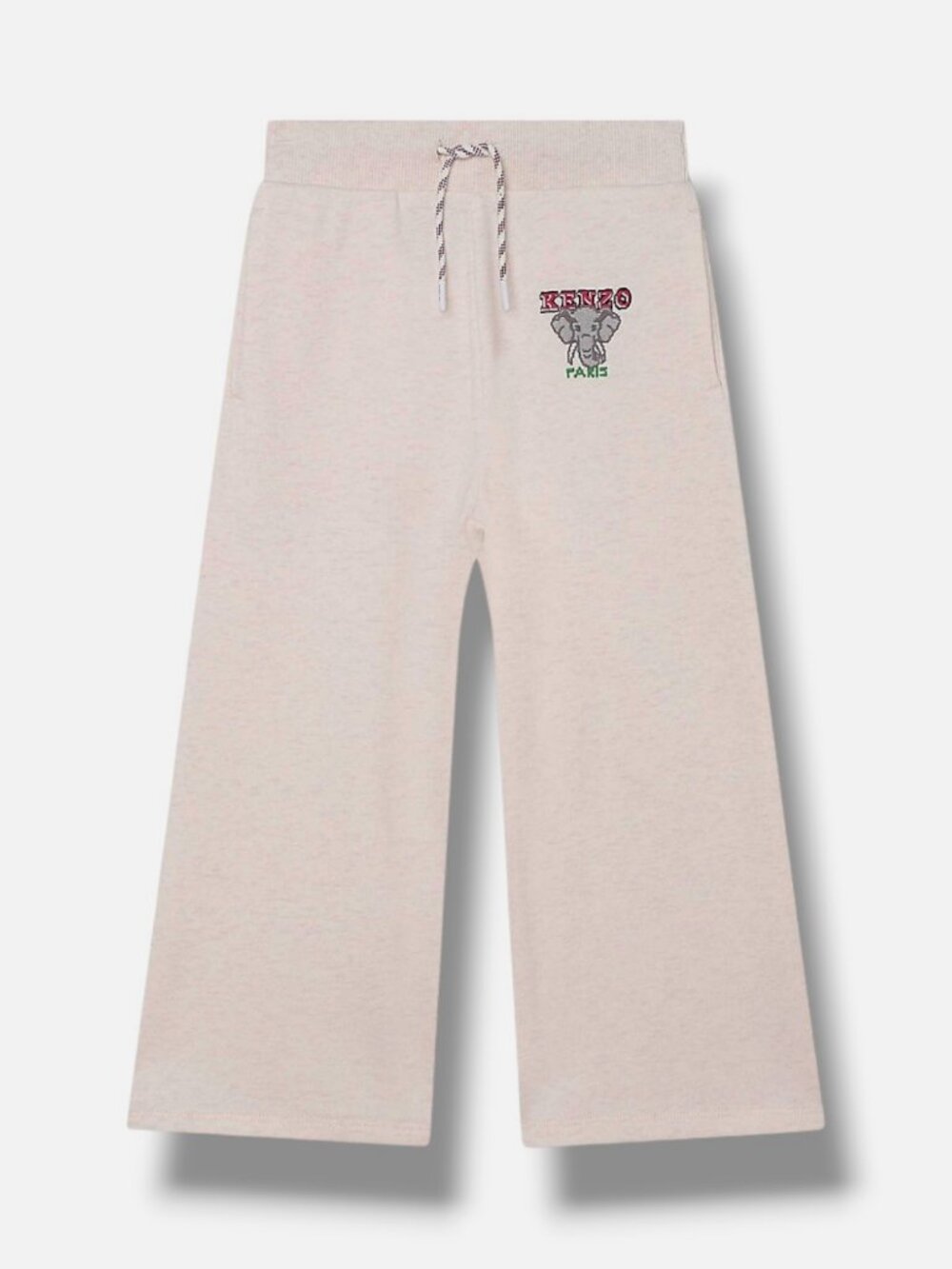 Kenzo Little Girls' Ivory Wide-Leg Sweatpants Size 2
